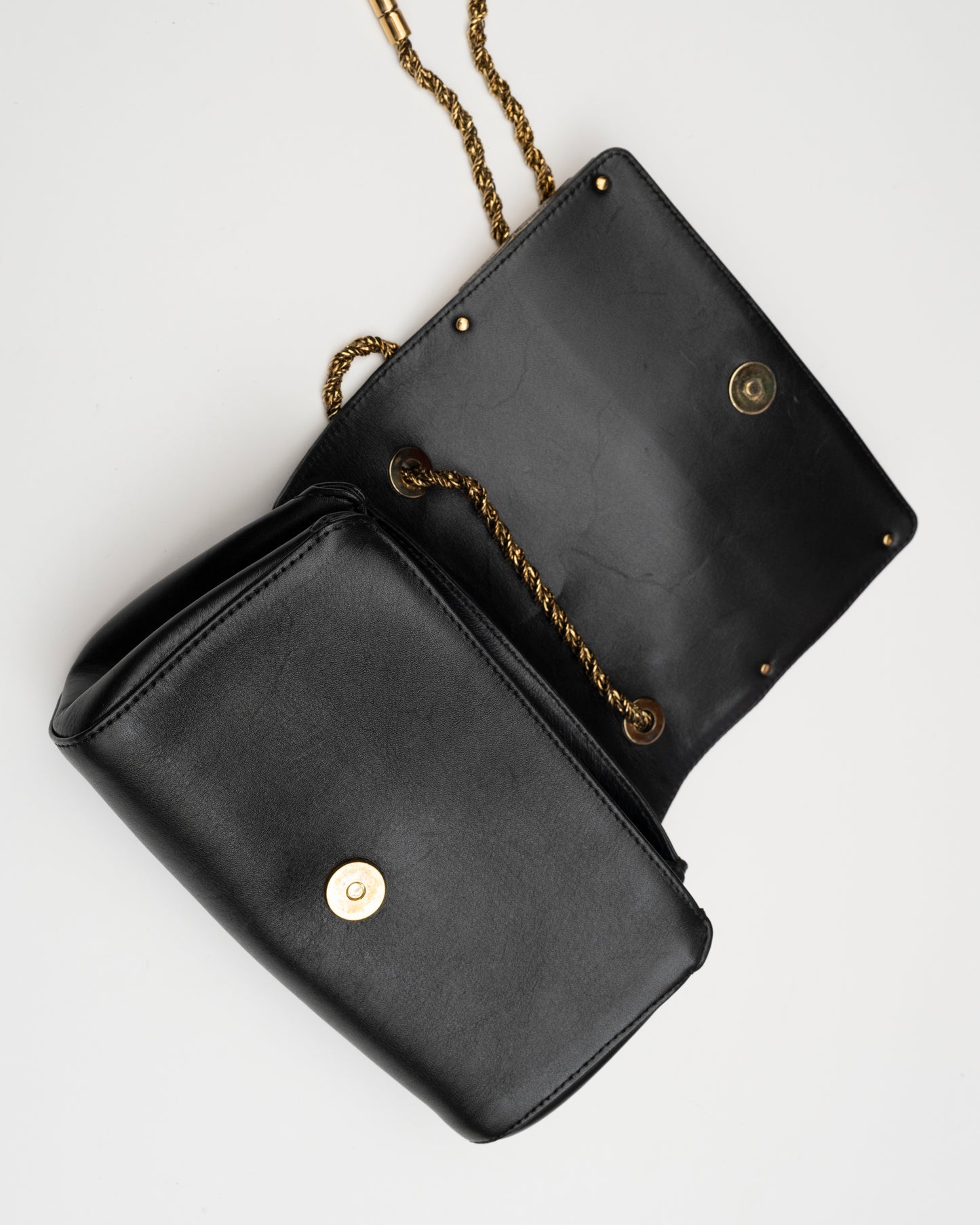 2000s CHLOE Black/Creme Bow Bag