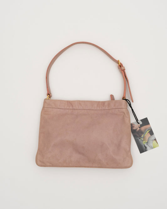 2000s MIU MIU Blush Mini Leather Bag