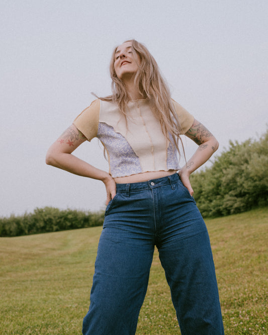 Soft Girl Patchwork Top No.2