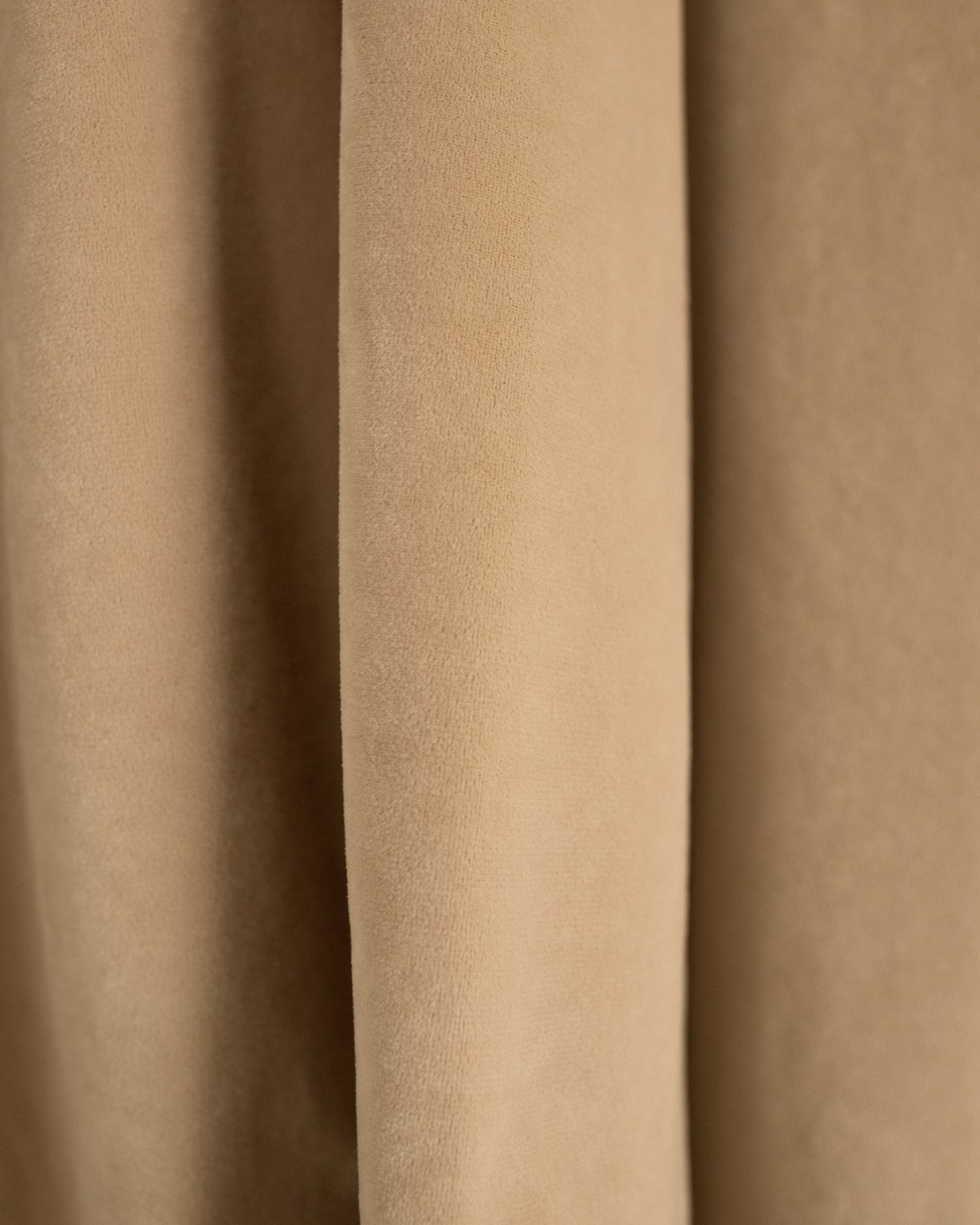 Vintage Beige Oversized Velvet Shirt (S-L)