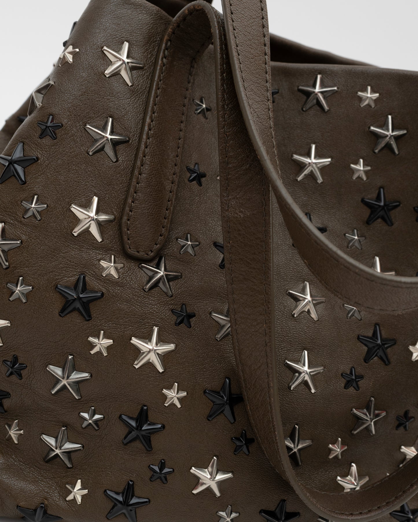 2000s JIMMY CHOO Olive Medium Sasha Tote