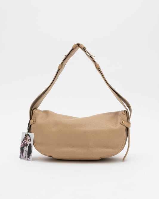 CC VTG SALVATORE FERRAGAMO Beige Gancini Bag
