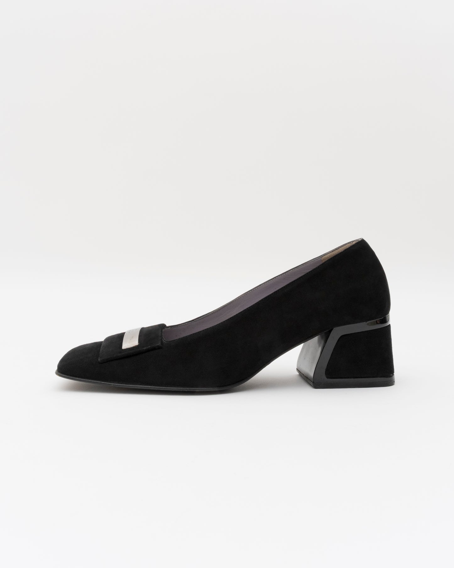 2000s GUCCI Black Suede Pumps (38)