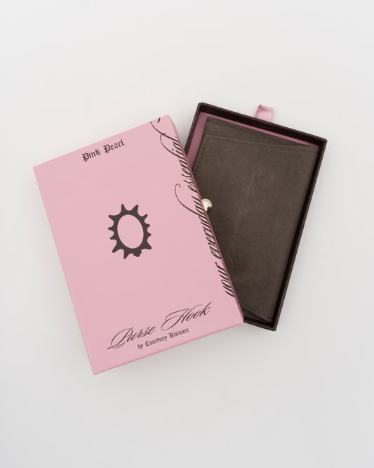 COURTNEY KINNARE Pink Pearl Purse Hook