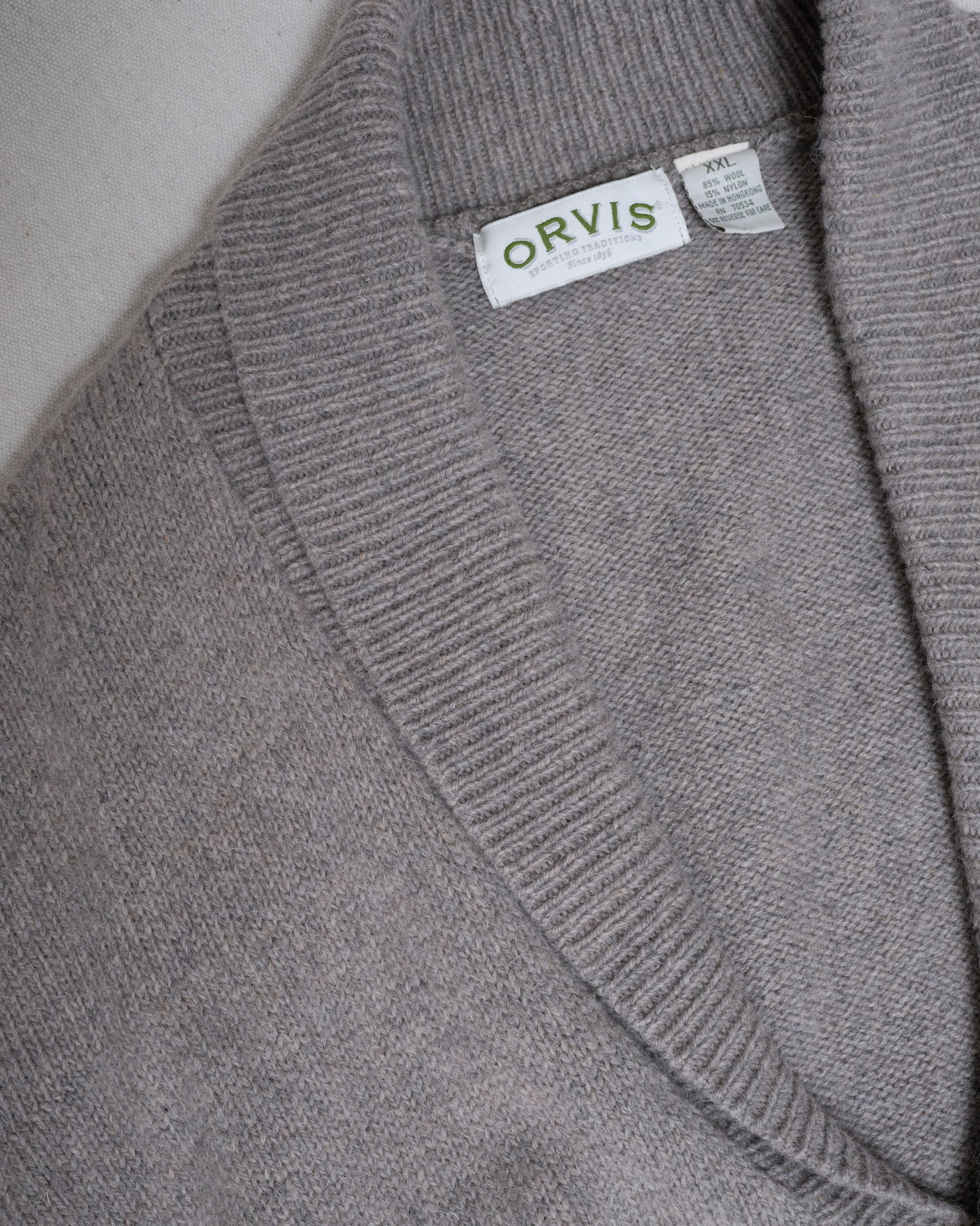 Vintage Chunky Knit Oversized Wool Cardigan (S-L)