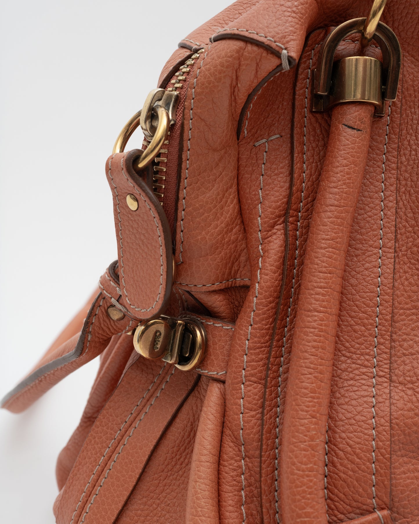 2000s CHLOE Papaya Paraty Bag