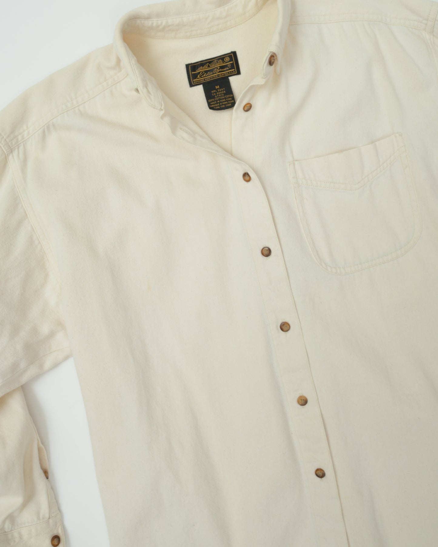 Vintage Cream Denim Shacket (S/M)