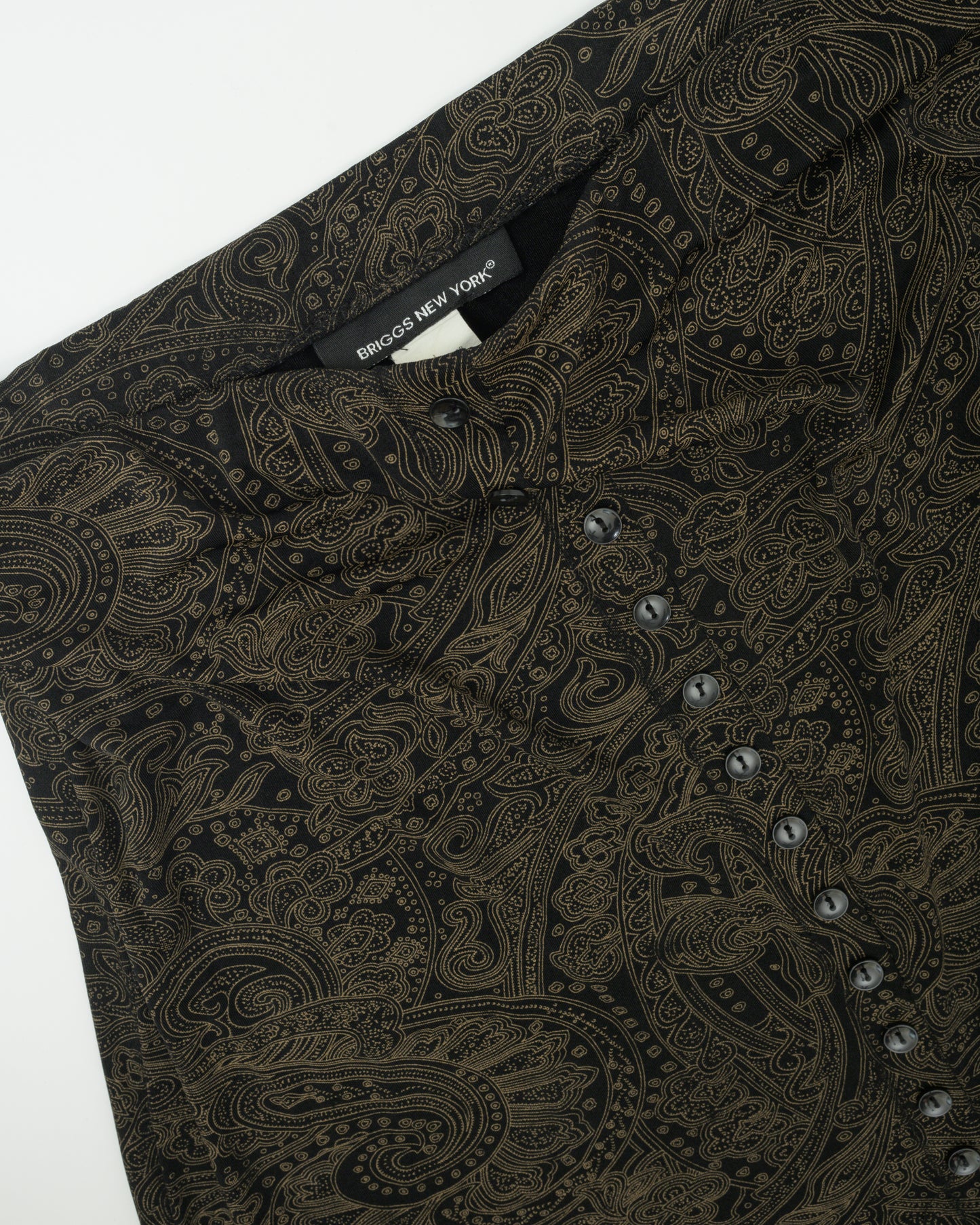 Vintage 90s Paisley Slinky Skirt (S-L)