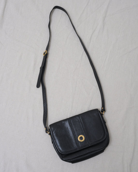 Vintage Black AIGNER Shoulder Strap Bag