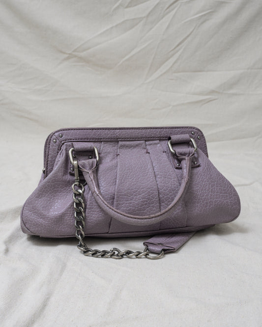 Vintage Lavender Y2K Vegan Leather Bag