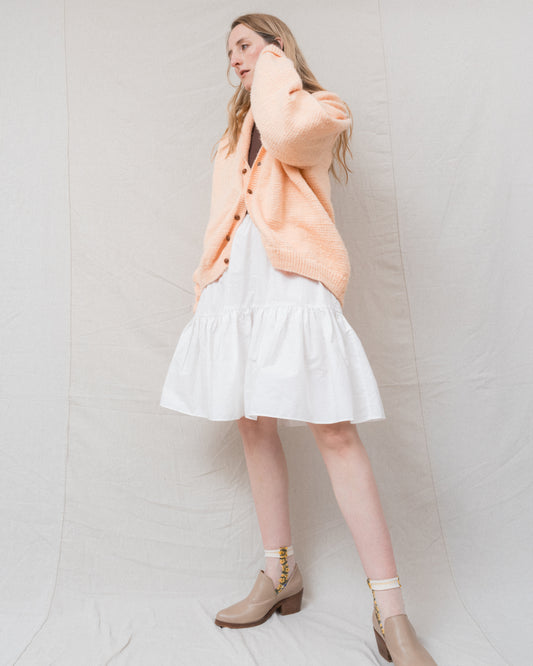 Vintage Apricot Knit Cardigan (S-L)