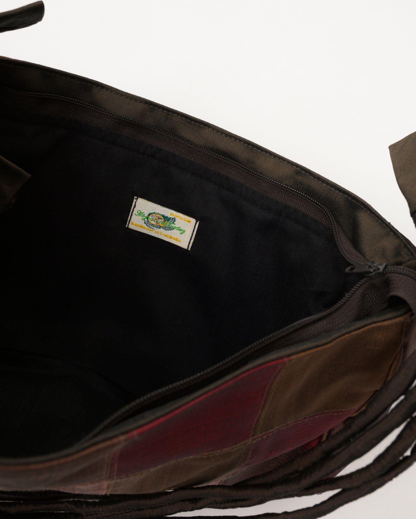 Vintage Silk Patchwork Bag