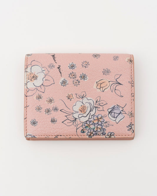 2018/2019 MIU MIU St.Fiori Rose & Carnation Compact Wallet