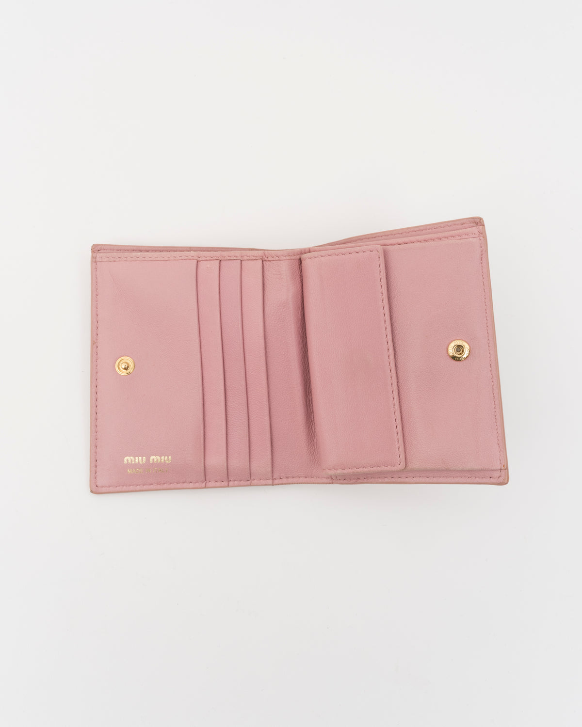2018/2019 MIU MIU St.Fiori Rose & Carnation Compact Wallet