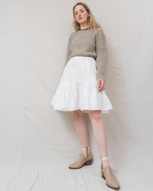 Vintage Multicolored Knit Sweater (S/M)