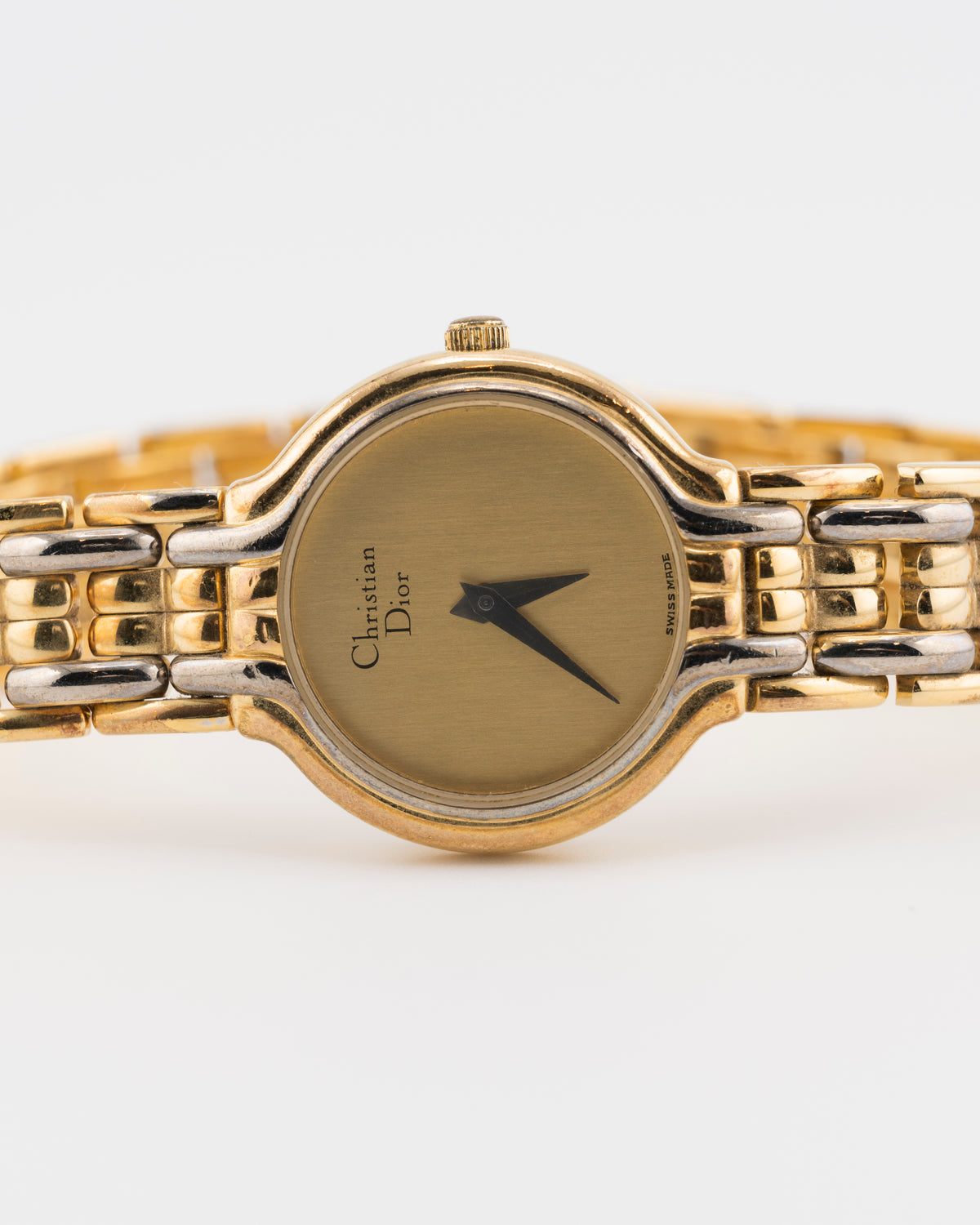 90s CHRISTIAN DIOR Gold Watch