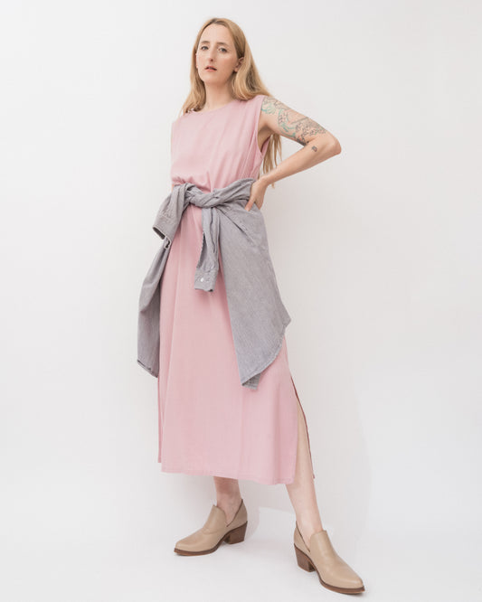 Vintage Dusty Rose Dress (S-L)