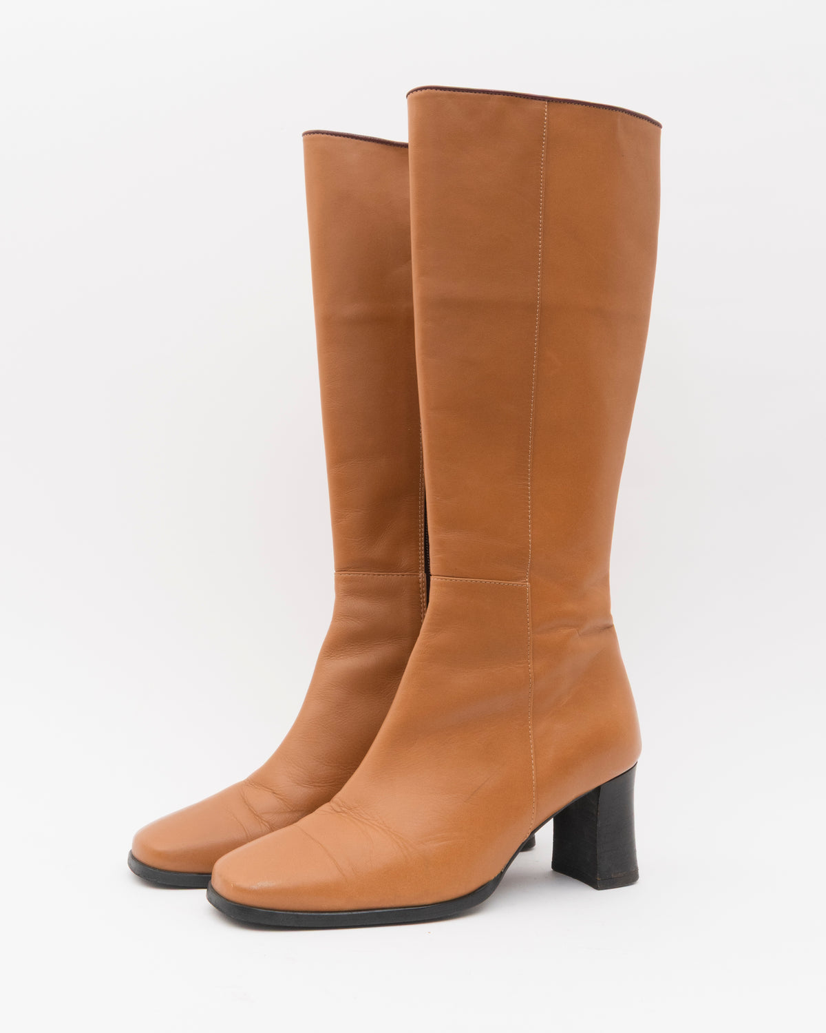 2000s SONIA RYKIEL Caramel Leather Boots (5.5)
