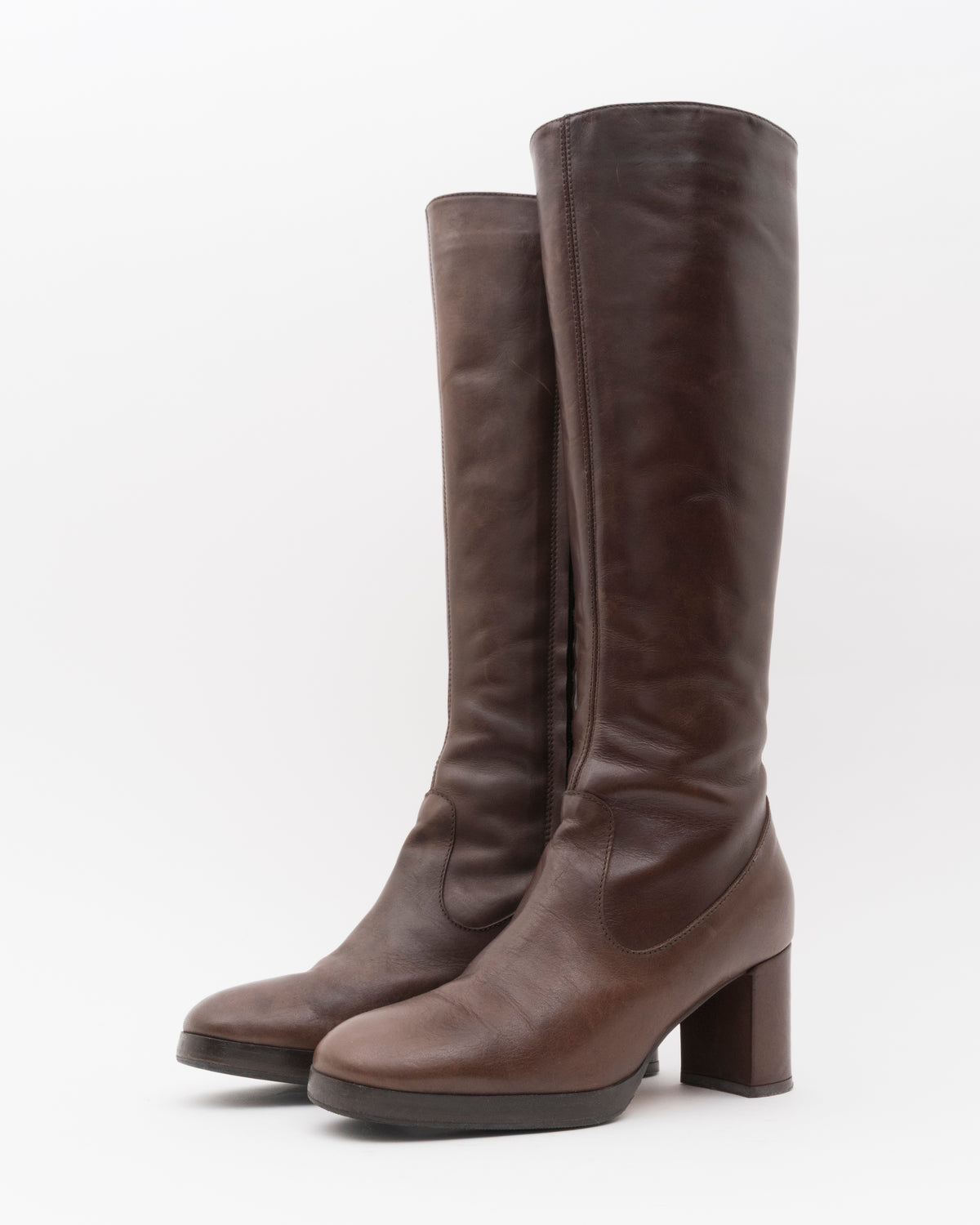 2000s MARNI Brown Leather Boots (5.5)