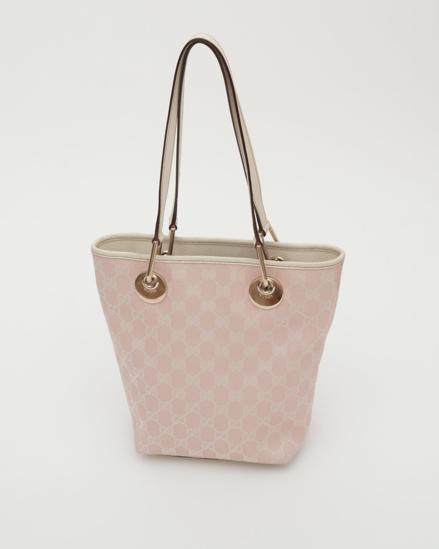 2000s GUCCI Soft Pink GG Eclipse Tote