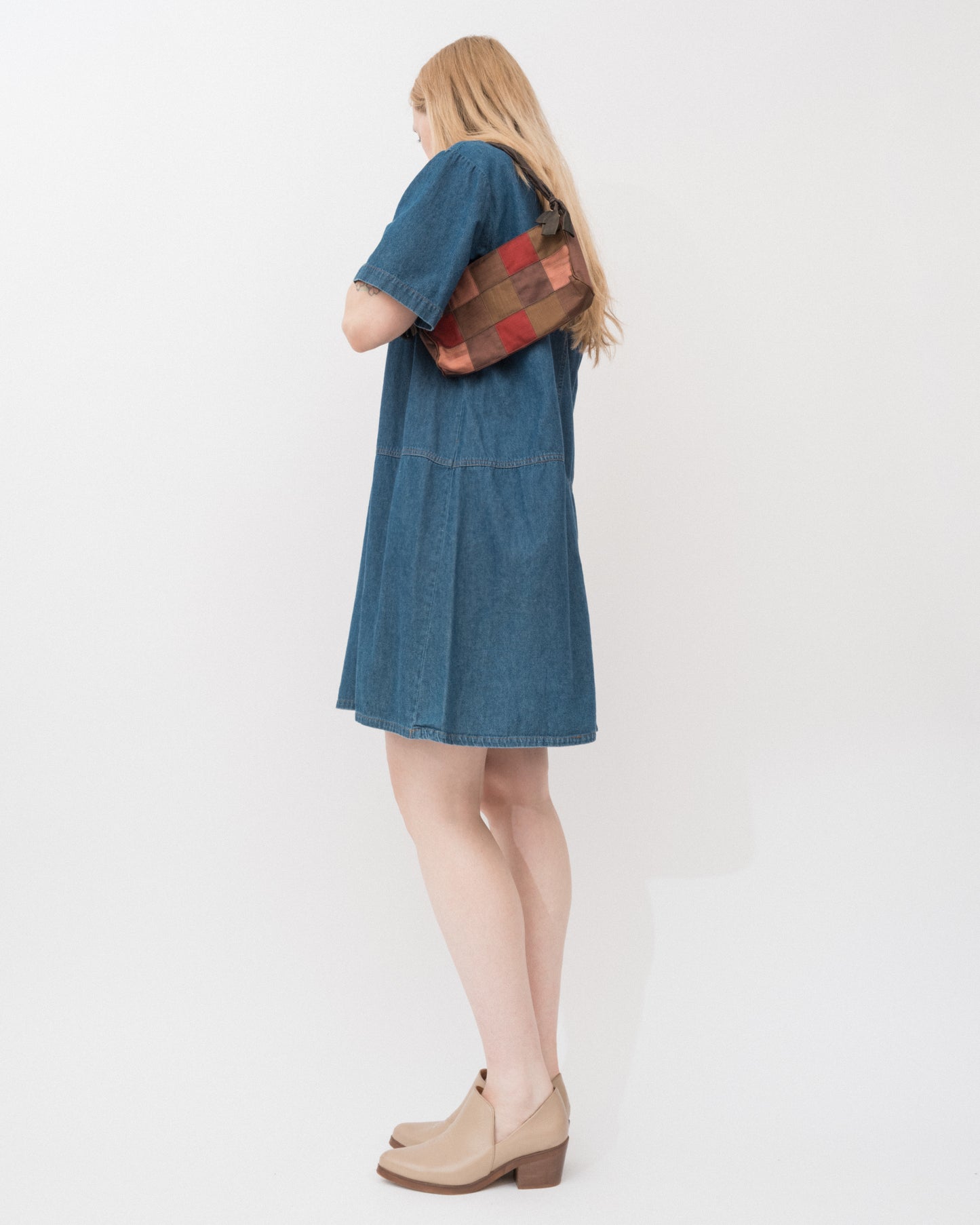 Vintage Silk Patchwork Bag