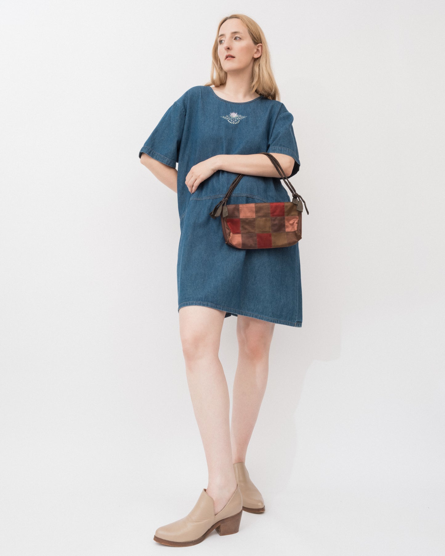 Vintage Silk Patchwork Bag