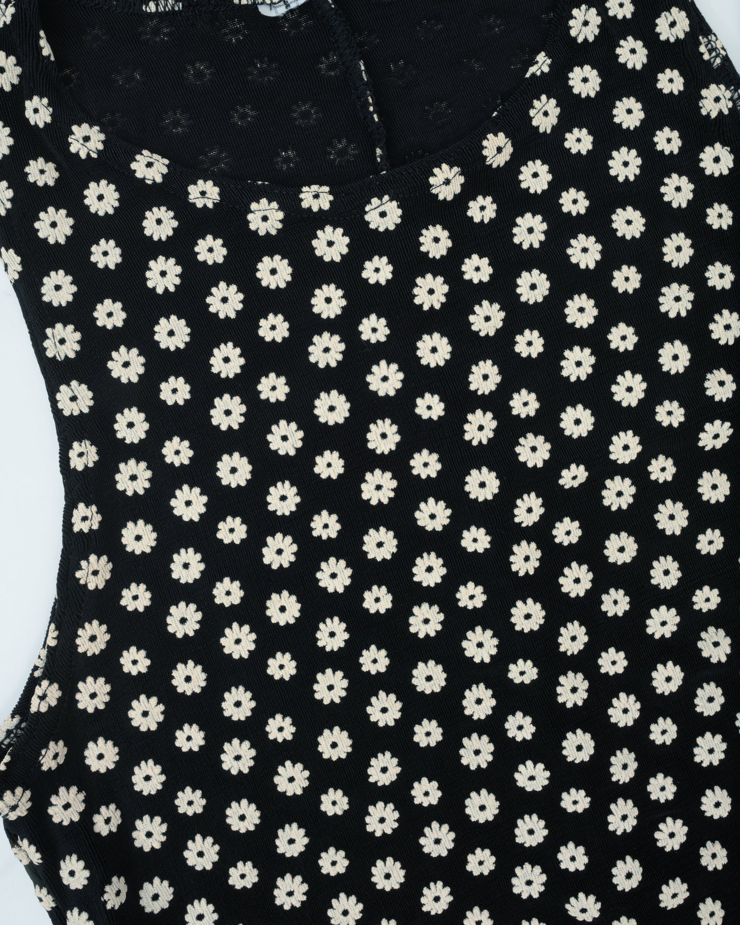 Vintage 90s Daisy Slinky Mini Dress (XS/S)