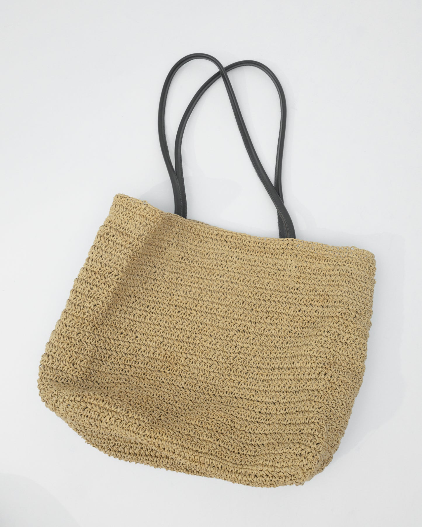 Vintage Large Raffia Bag