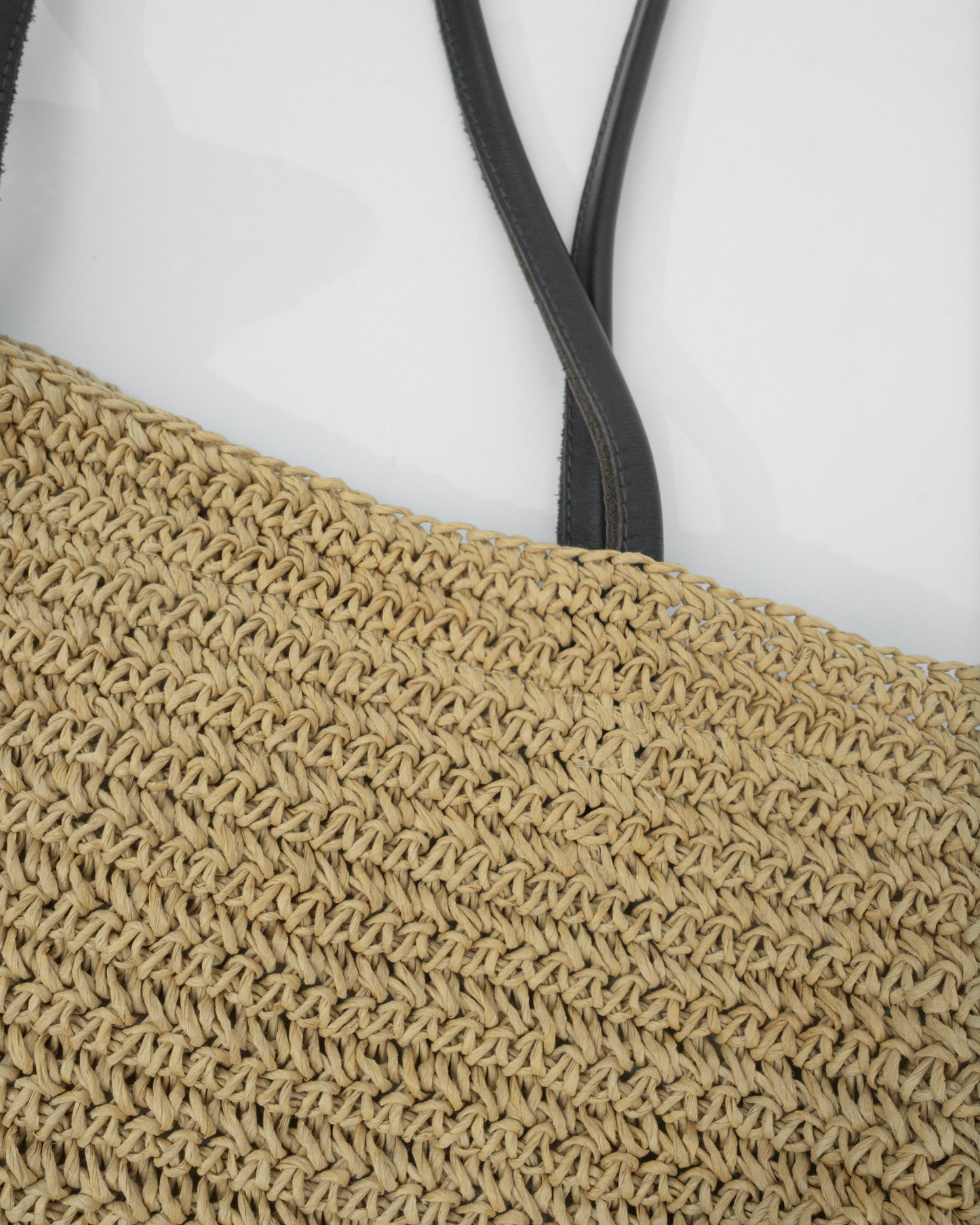 Vintage Large Raffia Bag