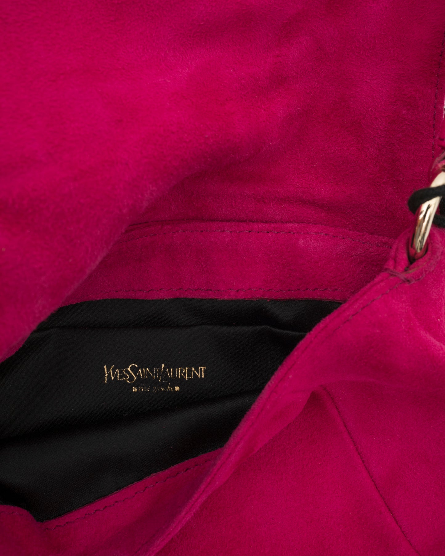 SS2003 YSL Tom Ford Pink Suede Nadja Rose Mini Bag