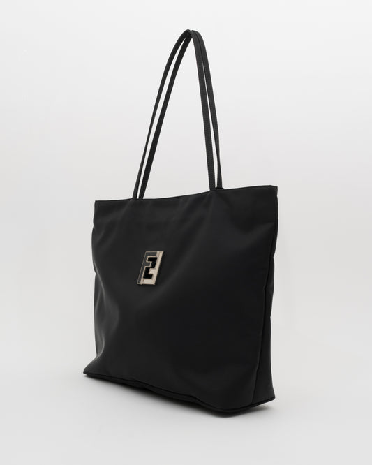 90s FENDI Large Tessuto Tote Bag