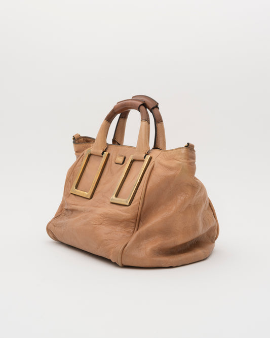 2000s CHLOE Small Ethel Beige Leather Bag