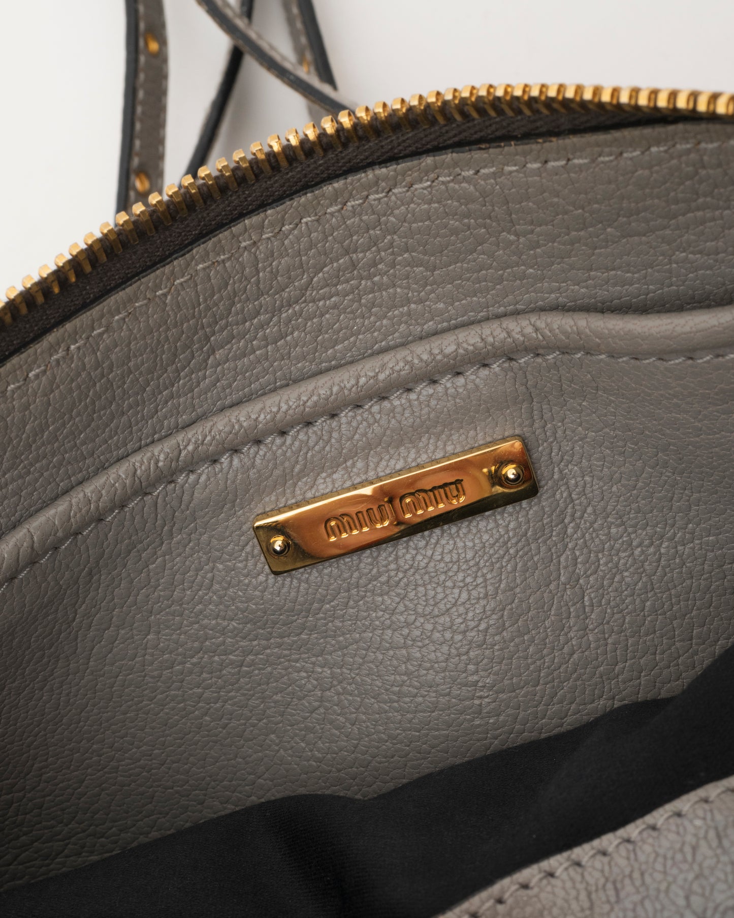 2000s MIU MIU Two Tone Metallic Shoulder Bag