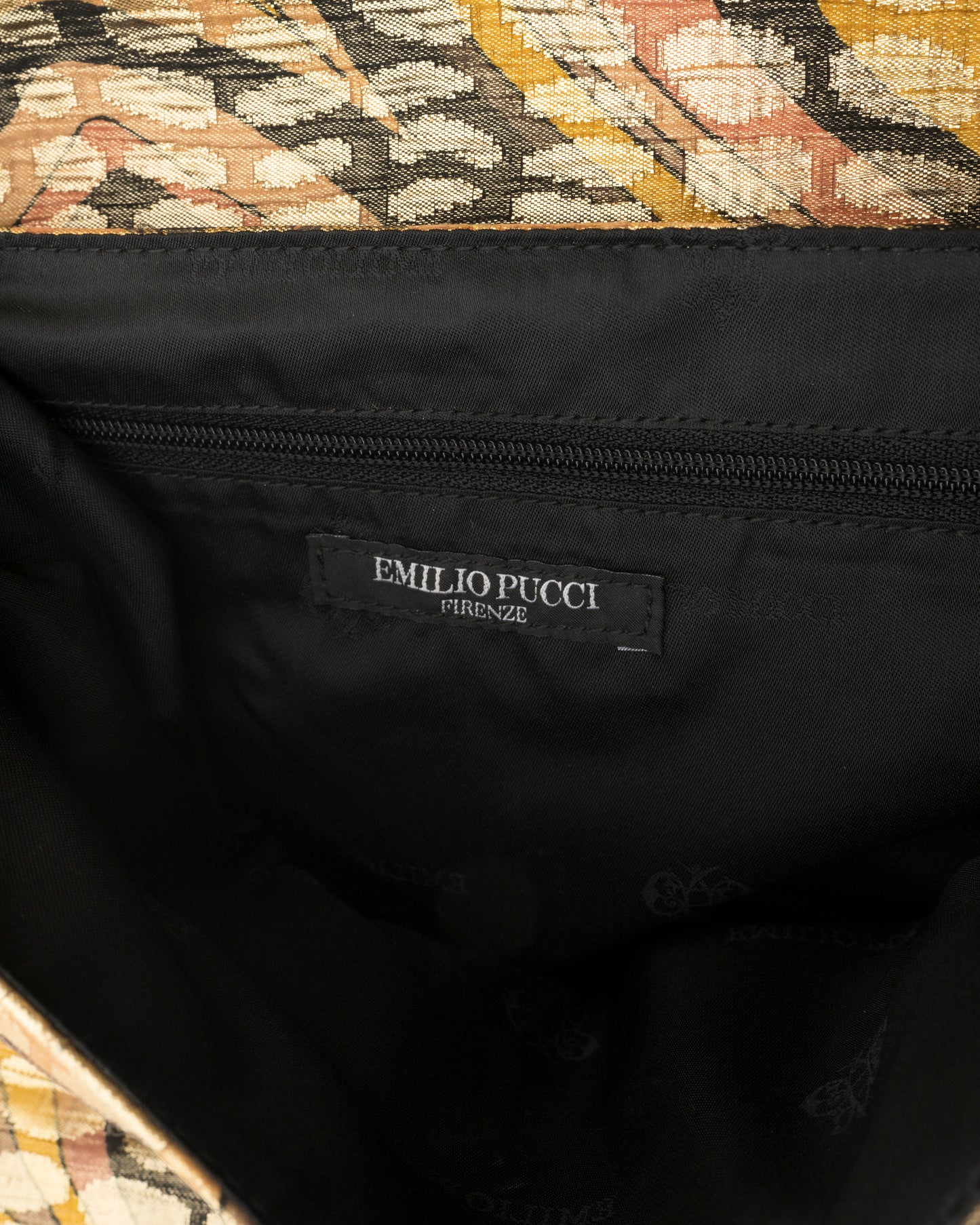 2000s EMILIO PUCCI Christian Lacroix Era Metallic Brocade Bag