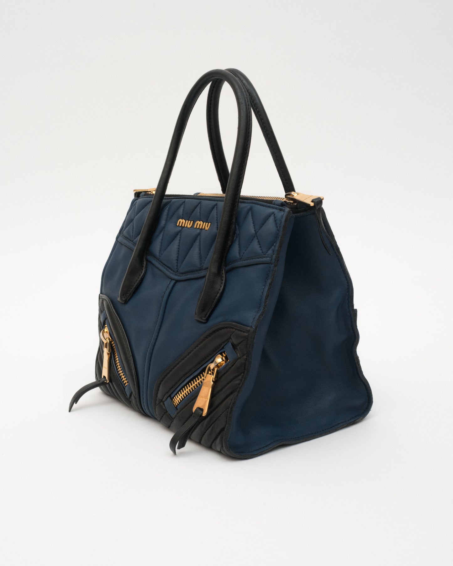 MIU MIU Biker Leather Bag