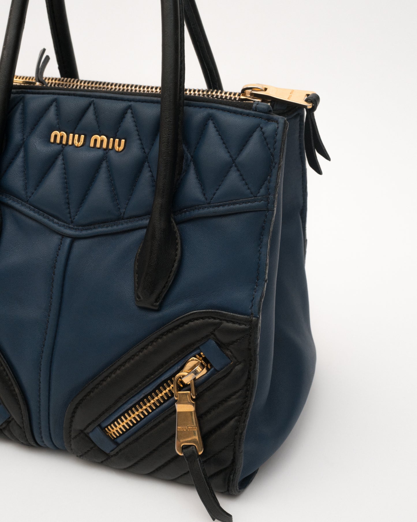 MIU MIU Biker Leather Bag