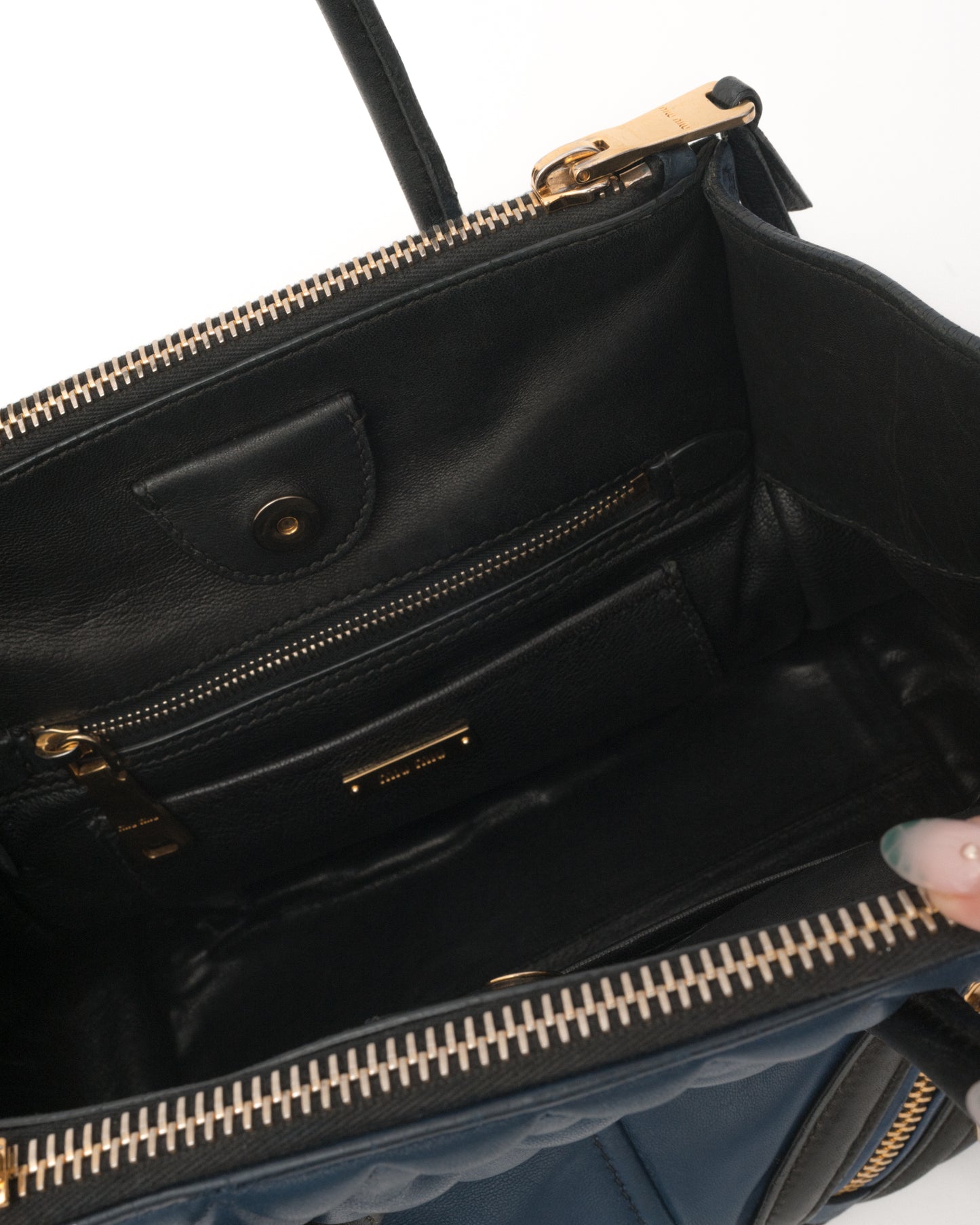 MIU MIU Biker Leather Bag