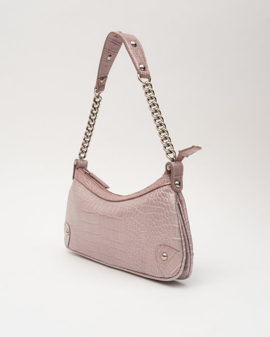 VTG NINE WEST Vegan Pink Iridescent Purse