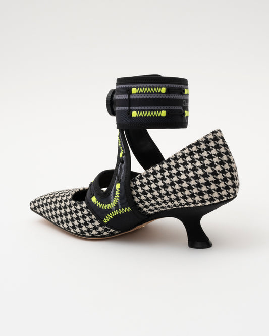 AW2022 CHRISTIAN DIOR 62-22 X ROGER VIVIER Houndstooth Pumps (7.5)