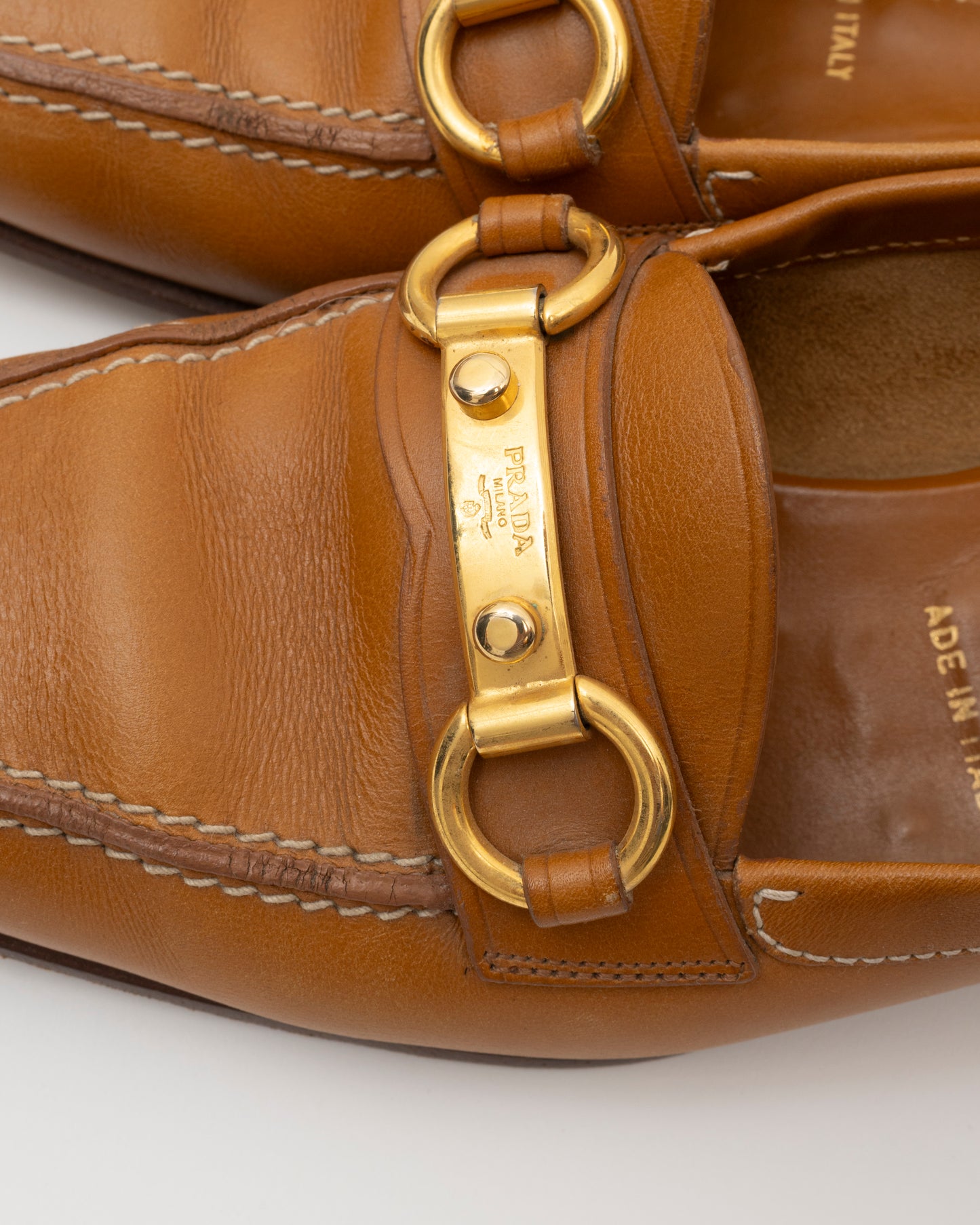 90s PRADA Toffee Loafers (37)