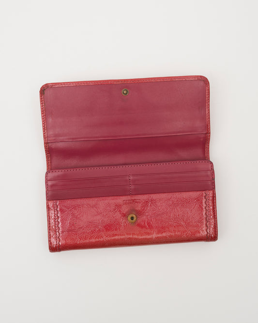 2000s ANNA SUI Red Butterfly Wallet