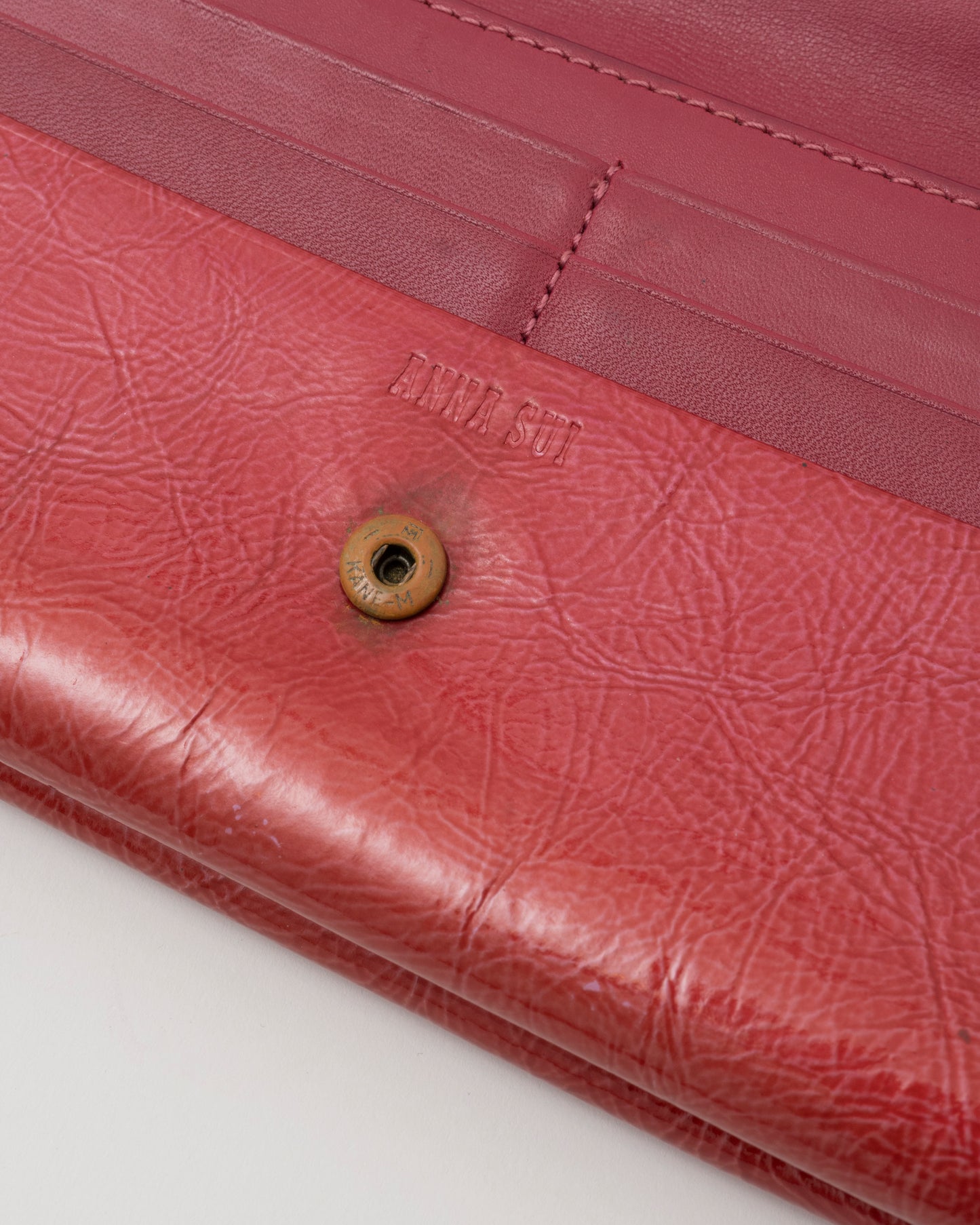 2000s ANNA SUI Red Butterfly Wallet