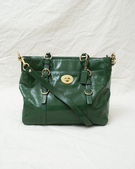 Vintage Patent Leather COACH Bag