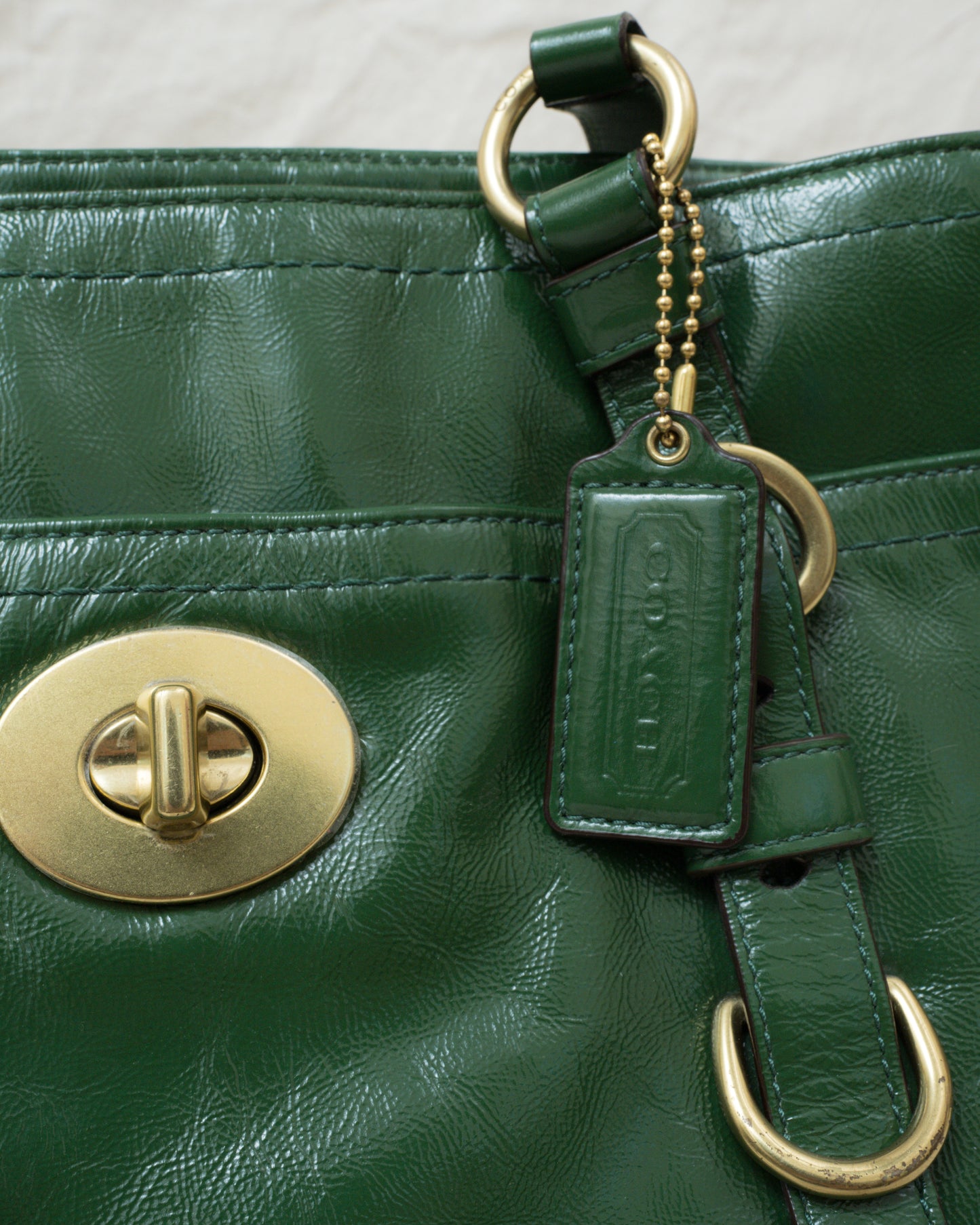 Vintage Patent Leather COACH Bag