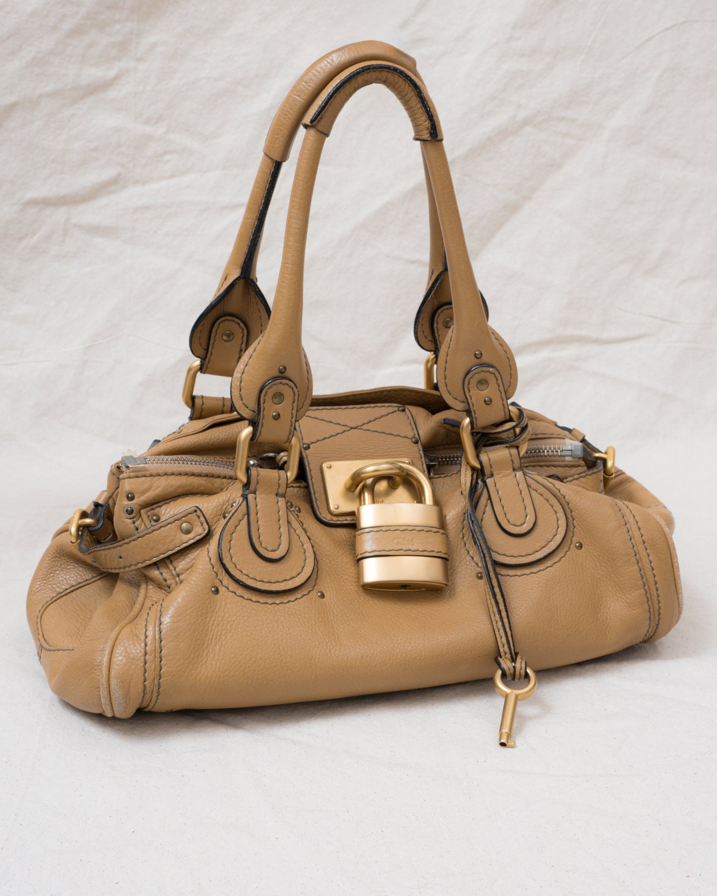 Preloved CHLOE Beige Paddington Bag
