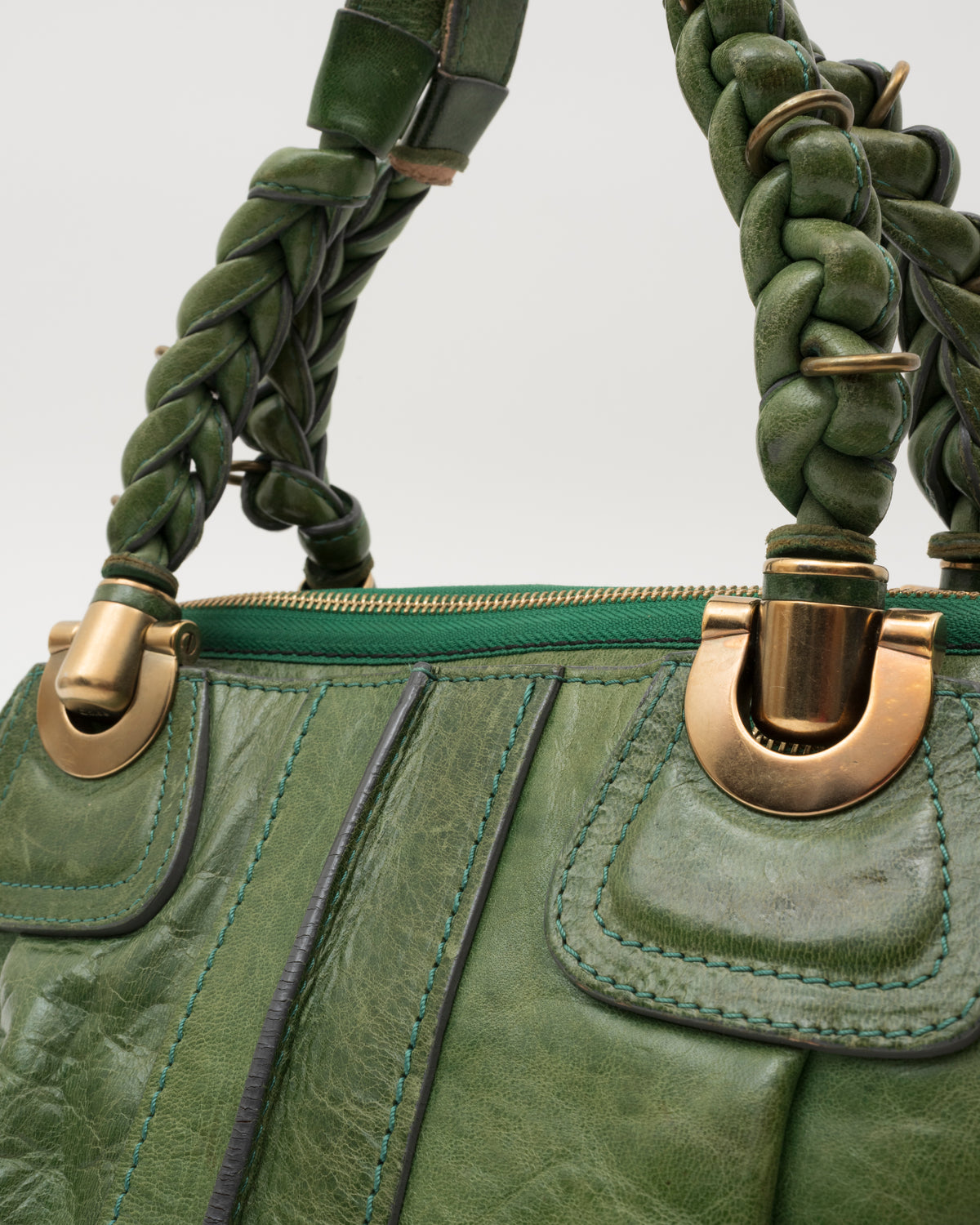 2000s CHLOE Green Heloise Bag