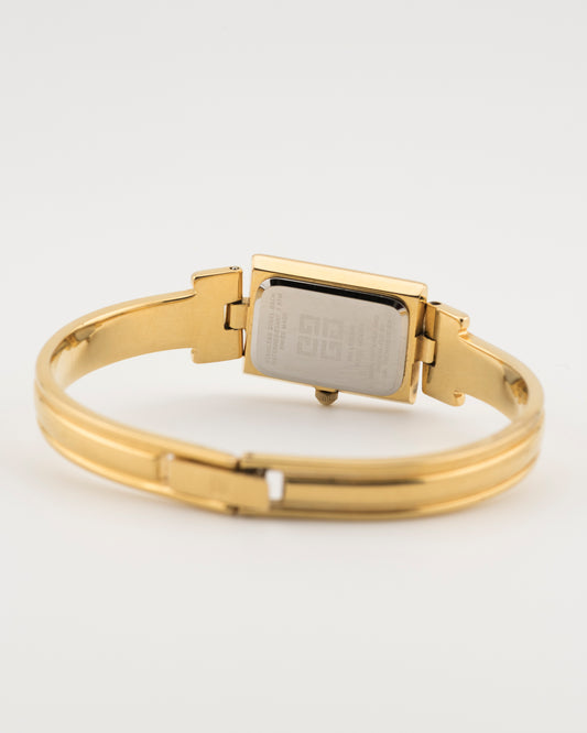 90s GIVENCHY Millesime Gold Bangle Watch