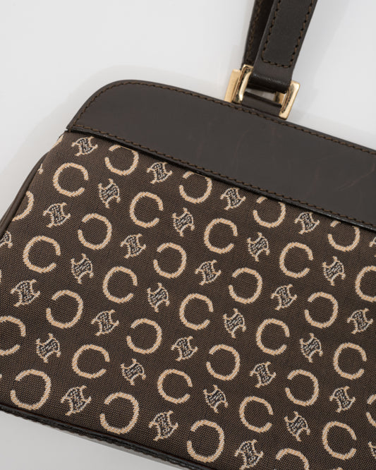 VTG CELINE Macadam Canvas Baguette Bag