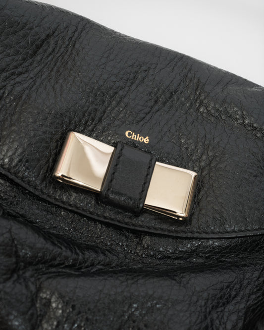 CHLOE Lily Black Bow Bag