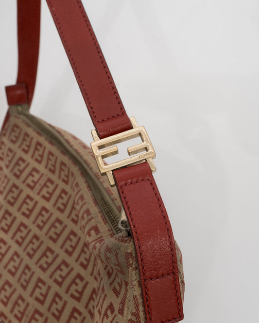 VTG FENDI Zucchino Canvas Pochette